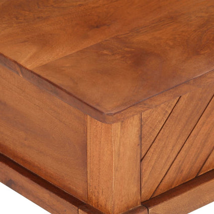Meuble Tv 110X40X41 Cm Bois D'acacia Massif