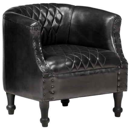 Chaise Cabriolet 62X58X65 Cm Cuir Véritable