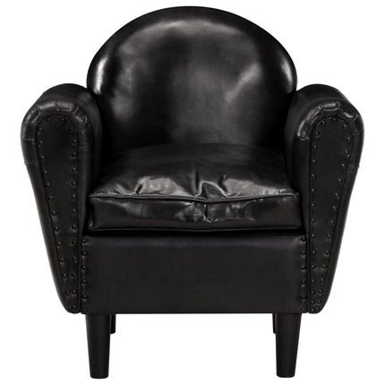Chaise Cabriolet 77X65X79 Cm Cuir Véritable