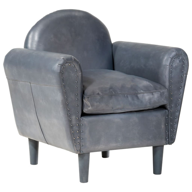 Chaise Cabriolet 77X65X79 Cm Cuir Véritable
