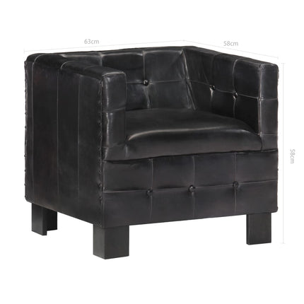 Chaise Cabriolet Cuir Véritable