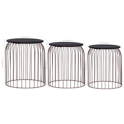 Table Basse 3 Pcs