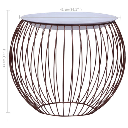 Table Basse Doré Ø 41 Cm