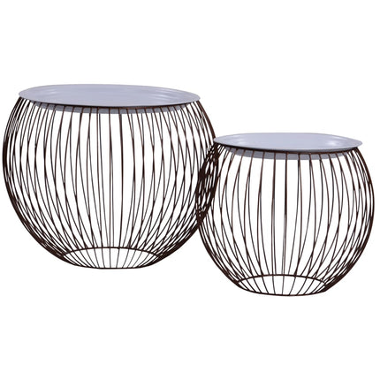 Tables Basses 2 Pcs Doré