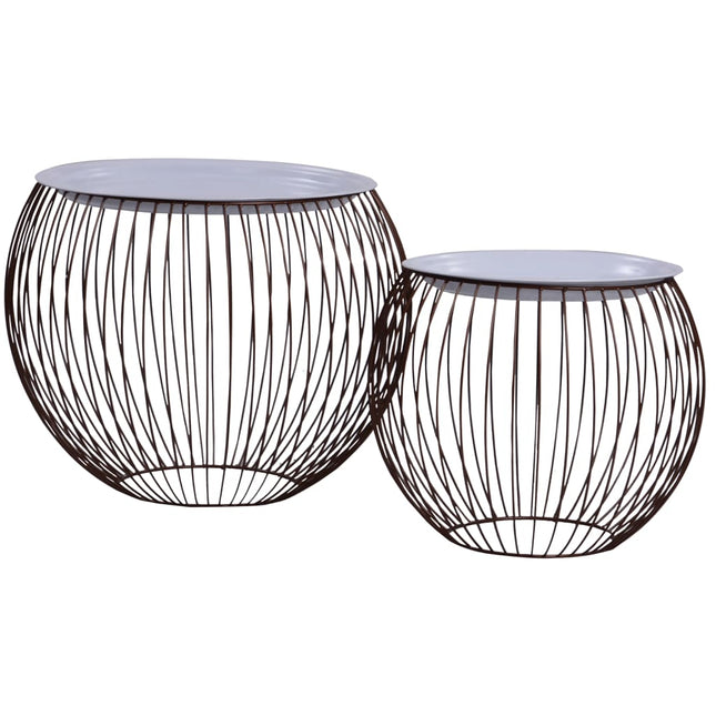 Tables Basses 2 Pcs Doré