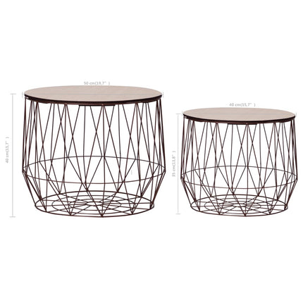 Tables Basses 2 Pcs