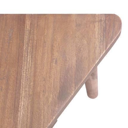 Tables Basses 2 Pcs Bois De Teck Solide