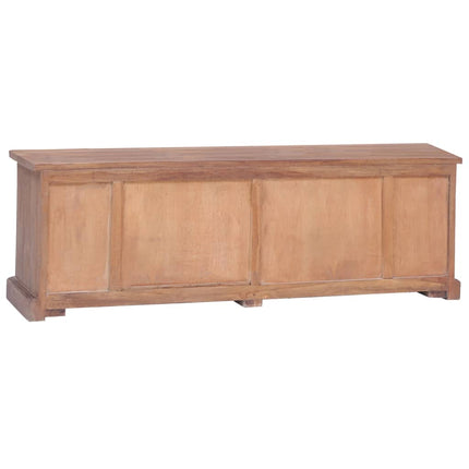 Meuble Tv 120X30X40 Cm Bois De Teck Massif