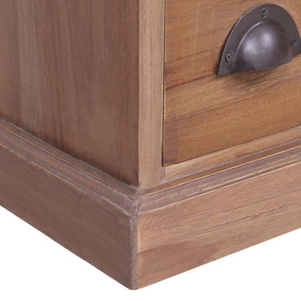 Meuble Tv 120X30X40 Cm Bois De Teck Massif