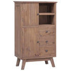 Buffet 60X30X100 Cm Bois De Teck Solide