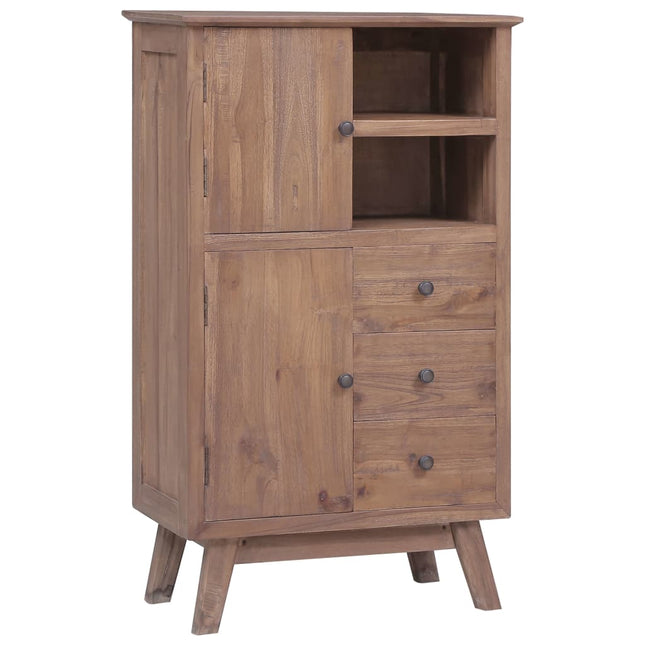 Buffet 60X30X100 Cm Bois De Teck Solide