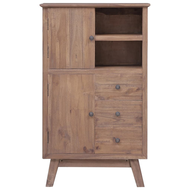 Buffet 60X30X100 Cm Bois De Teck Solide