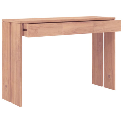 Table Console 110X35X75 Cm Bois De Teck Solide