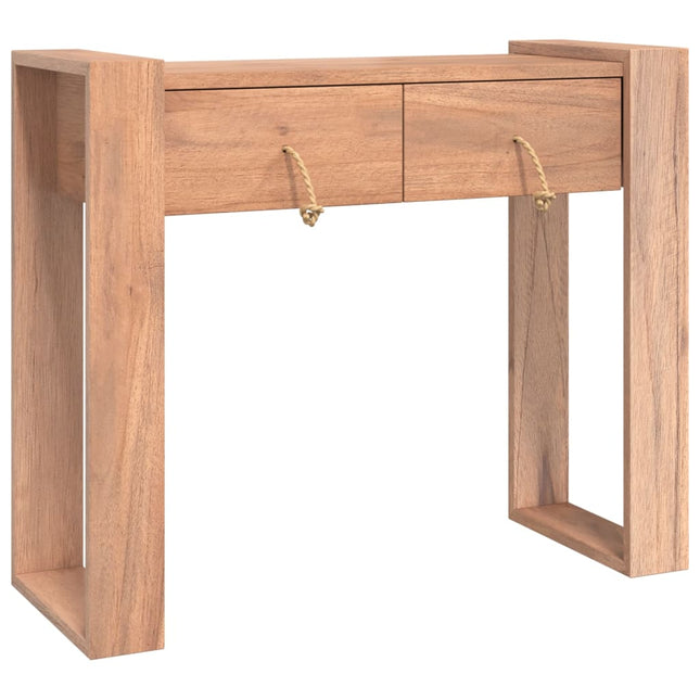 Table Console 90X35X75 Cm Bois De Teck Solide