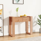 Table Console 90X35X75 Cm Bois De Teck Solide