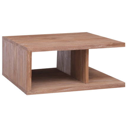 Table Basse 70X70X30 Cm Bois De Teck Massif