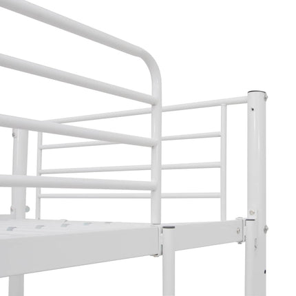 Lit Superposé Avec Table Sans Matelas Métal