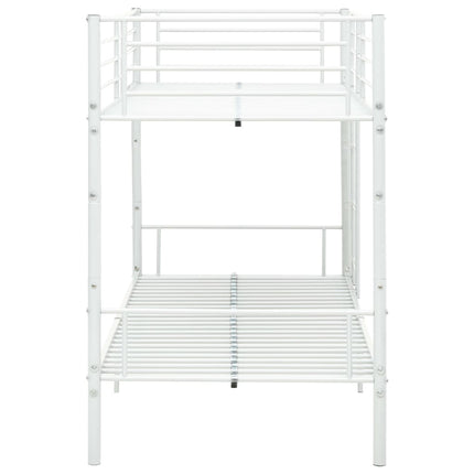 Lit Superposé Sans Matelas Métal 90X200 Cm