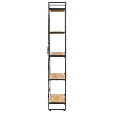 Bibliothèque À 5 Niveaux 140X30X Bois De Manguier Solide Marron