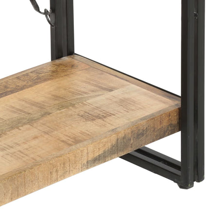 Bibliothèque À 5 Niveaux 140X30X Bois De Manguier Solide Marron