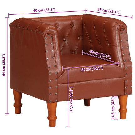 Fauteuil Cuir Véritable