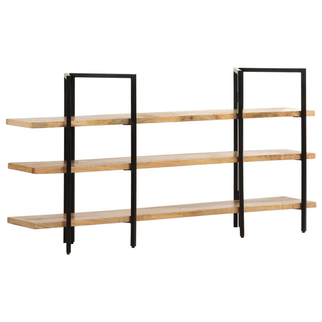 Bibliothèque À 4 Niveaux 160X35X Bois De Manguier Massif