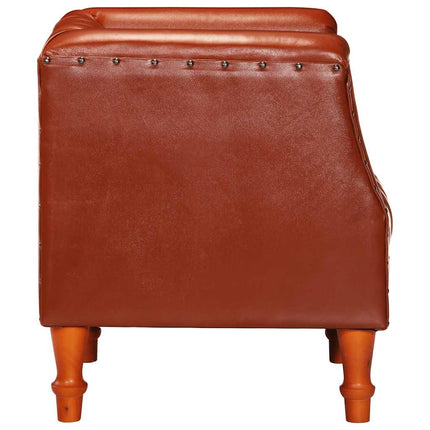Chaise Cabriolet Cuir Véritable De Chèvre