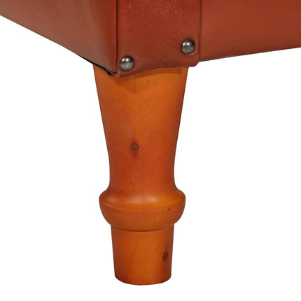 Chaise Cabriolet Cuir Véritable De Chèvre
