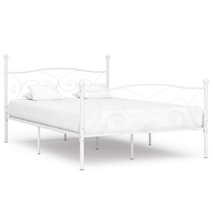 Cadre De Lit Sans Matelas Avec Sommier À Lattes Métal