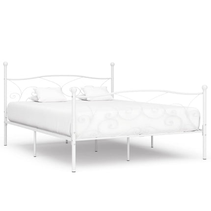 Cadre De Lit Sans Matelas Avec Sommier À Lattes Métal
