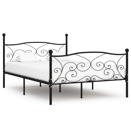 Cadre De Lit Sans Matelas Avec Sommier À Lattes Métal