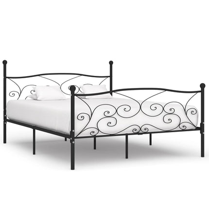 Cadre De Lit Sans Matelas Avec Sommier À Lattes Métal