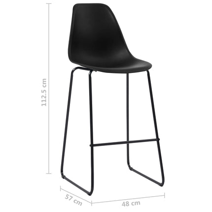 Chaises De Bar Lot De 6 Plastique