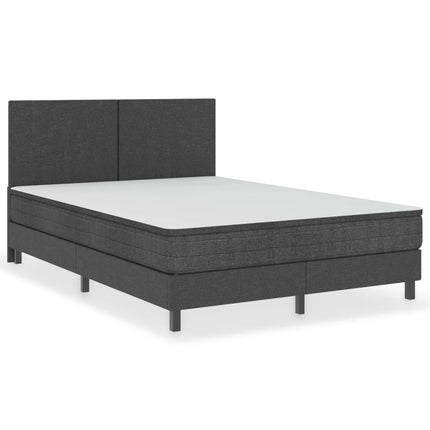 Tête De Lit Gris Foncé Tissu
