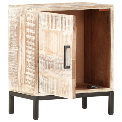 Table De Chevet 40 X 30 X 50 Cm Bois D'acacia Massif