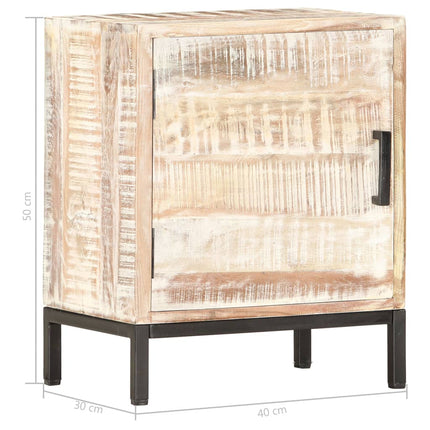 Table De Chevet 40 X 30 X 50 Cm Bois D'acacia Massif