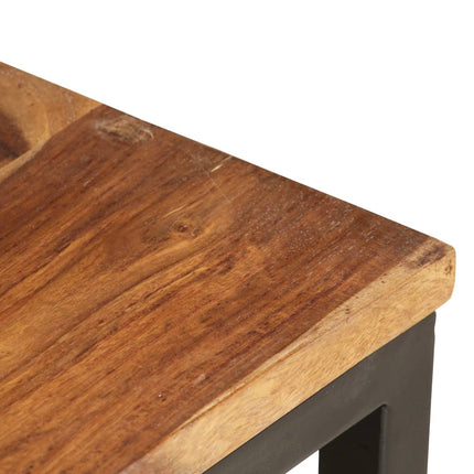 Tables Gigognes 2 Pcs Bois Solide