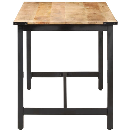 Table À Manger Bois De Manguier Brut Massif