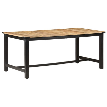 Table À Manger Bois De Manguier Brut Massif