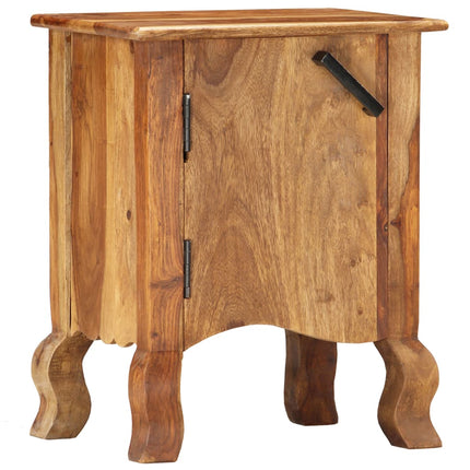 Table De Chevet 40X30X50 Cm Bois Massif