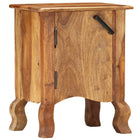 Table De Chevet 40X30X50 Cm Bois Massif