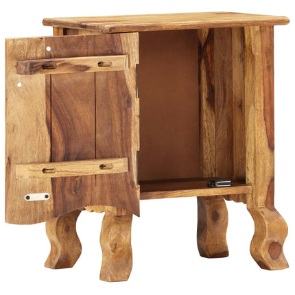 Table De Chevet 40X30X50 Cm Bois Massif