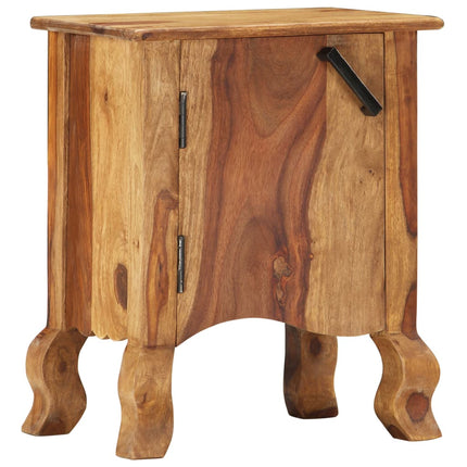 Table De Chevet 40X30X50 Cm Bois Massif