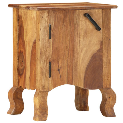 Table De Chevet 40X30X50 Cm Bois Massif