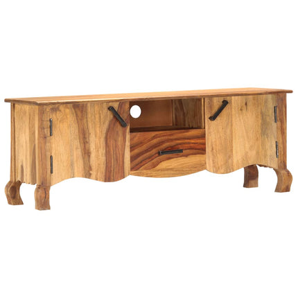 Meuble Tv 115X30X42 Cm Bois Solide