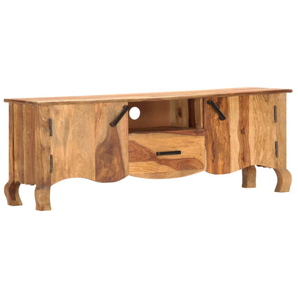 Meuble Tv 115X30X42 Cm Bois Solide
