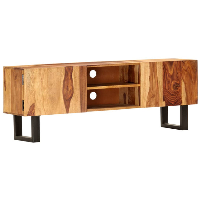 Meuble Tv 130X30X47 Cm Bois Massif