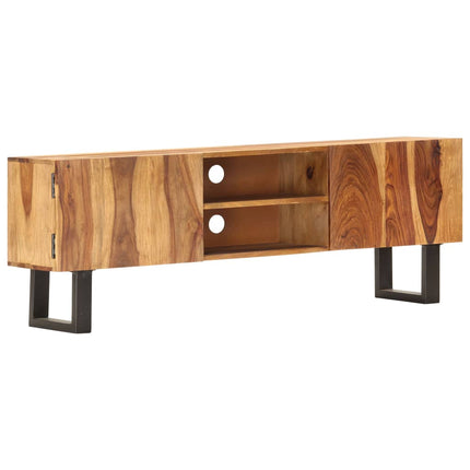 Meuble Tv 130X30X47 Cm Bois Massif