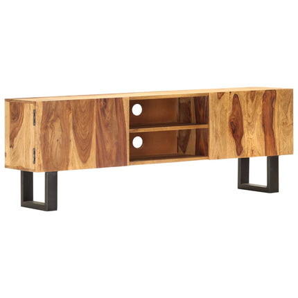 Meuble Tv 130X30X47 Cm Bois Massif