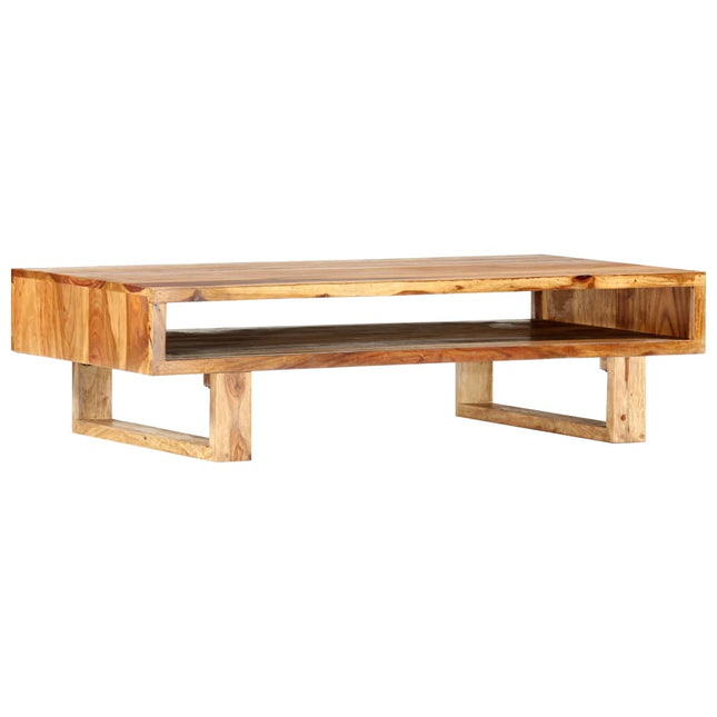Table Basse 110X55X30 Cm Bois Massif